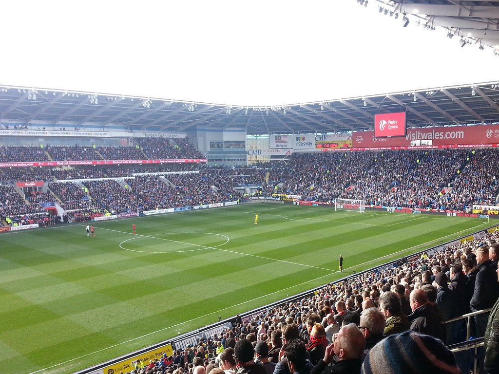 The Bolton Wanderers lose to Cardiff City